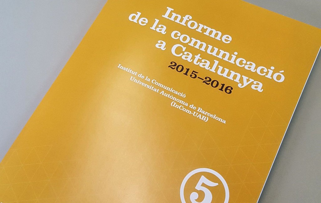 Informe de la Comunicació a Catalunya 2015-2016